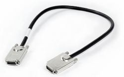 Synology Cable Infiniband InfiniBand/Glasfaserkabel 0,63 m SATAx4 Schwarz, Gebürsteter Stahl 
