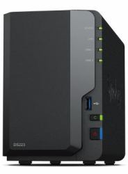 Synology DiskStation DS223 NAS & Speicherserver Desktop Realtek RTD1619B 2 GB DDR4 0 TB 