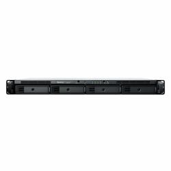Synology RackStation RS422+ NAS & Speicherserver Rack [1U] Ryzen Embedded R1600 2 GB DDR4 DSM Schwarz 