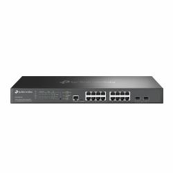TP-Link Omada SG3218XP-M2 Netzwerk-Switch Managed L2+ 2.5G Ethernet [100/1000/2500] Power over Ethernet [PoE] 1U Schwarz 