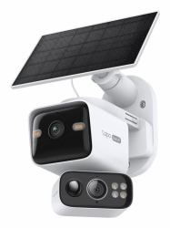 TP-Link Tapo Solar-Pow Dual-Lens Pan/Tilt Sec Cam Kit Smart Home Sicherheitsausrüstung 