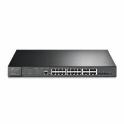 TP-Link JetStream 24-Port Gigabit L2+-Managed-PoE+-Switch mit 4 10G-SFP+-Slots 