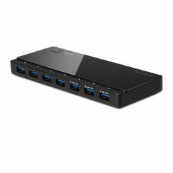 TP-Link UH700 Schnittstellen-Hub USB 3.2 Gen 1 [3.1 Gen 1] Micro-B 5000 Mbit/s Schwarz 