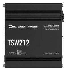 Teltonika TSW212 Managed L2 Gigabit Ethernet [10/100/1000] Schwarz 
