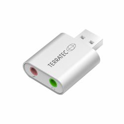 Terratec 195448 Audio-Splitter Silber 
