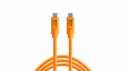 Tether Tools CUC15-ORG USB Kabel USB 3.2 Gen 1 [3.1 Gen 1] 4,6 m USB C 5 Gbit/s Orange 