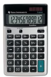 Texas Instruments TI-5018 SV Taschenrechner Desktop Einfacher Taschenrechner Schwarz, Silber 