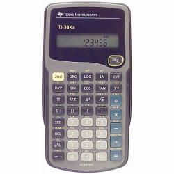 Texas Instruments TI-30XA Taschenrechner Tasche Wissenschaftlicher Taschenrechner Grau 