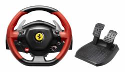Thrustmaster Ferrari 458 Spider Schwarz, Rot USB Lenkrad + Pedale Xbox One 