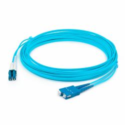 Titan LCSCOM3DAQ1/CL InfiniBand/Glasfaserkabel 1 m LC SC Aqua-Farbe 