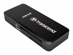 Transcend RDF5 Kartenleser USB 3.2 Gen 1 [3.1 Gen 1] Type-A Schwarz 