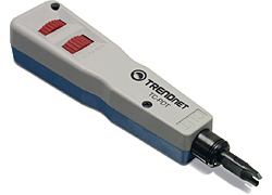 Trendnet TC-PDT Punch Down Tool with 110 and Krone Blade Netzwerkanalysator Blau, Weiß 
