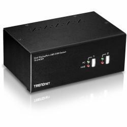 Trendnet TK-240DP Tastatur/Video/Maus [KVM]-Switch Schwarz 