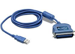 Trendnet TU-P1284 Paralleles Kabel Blau 2 m 