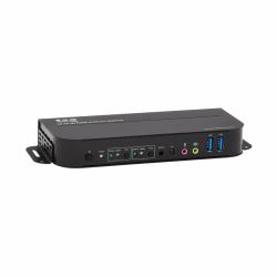 Tripp Lite B005-HUA2-K HDMI/USB KVM-Switch mit 2 Anschlüssen - 4K 60 Hz, HDR, HDCP 2.2, IR, DP 1.4, USB-Freigabe, USB 3.0-Kabel 