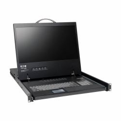Tripp Lite B040-016-19 NetController 16-Anschluss 1 HE Serverschrank-Konsolen-KVM-Switch mit 19 Zoll. LCD 
