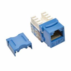 Tripp Lite N238-025-BL Cat6/Cat5e 110-Punchdown-Keystone-Buchse - Blau, 25er-Pack, TAA 