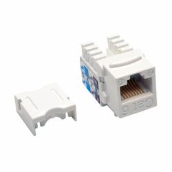 Tripp Lite N238-025-WH Cat6/Cat5e 110 Punch Down Keystone Buchse – weiß, 25er-Pack, TAA 