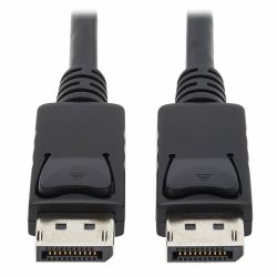 Tripp Lite P580-006 DisplayPort-Kabel mit Steckverriegelungen, 4K 60 Hz [Stecker/Stecker], Schwarz, 1,83 m 