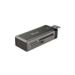 Trust 36-in-1 USB2 Mini Cardreader CR-1350p Kartenleser USB Weiß 