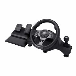 Trust GXT 289 Movi Schwarz USB Lenkrad + Pedale Nintendo Switch, PlayStation 4, Xbox One S, Xbox One X, Xbox Series S, Xbox Series X 