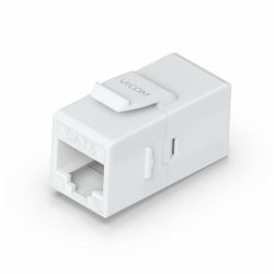 Ubiquiti Pass-through Cat6 keystone - coupler for connecting - pre-terminated Ethernet cables seamlessly. - Warranty: 24M