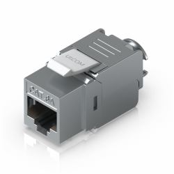 Ubiquiti Toolless keystone [12-pack] - Cat6A Ethernet jack without - the use of a punch-down or crimping tool. - Warranty: 24M