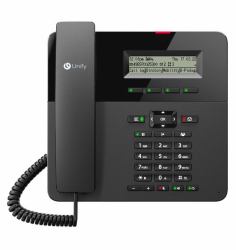 Unify OpenScape Desk Phone CP210 Analoges Telefon Schwarz  - UK version