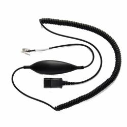 V7 BL-10+P Telefonkabel 2 m Schwarz 