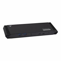 V7 DOCKUSBC laptop-dockingstation & portreplikator Andocken USB 3.2 Gen 1 [3.1 Gen 1] Type-A Schwarz 