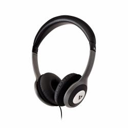 V7 HA520-2EP Kopfhörer & Headset Kabelgebunden Kopfband Musik Schwarz, Silber 