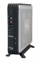 VXL VIA Eden U4200 1 GHz Dual Core 2GB DDR3 RAM 8 x USB 2.0 1 Gigabit Network 1,4 kg Schwarz, Silber 