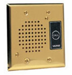 Valcom Doorplate Speaker w/LED Messing 