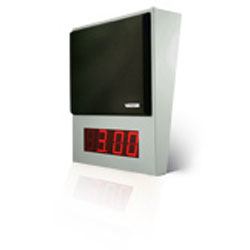 Valcom IP Speaker Clocks Digitale Wanduhr Quadratisch Schwarz, Grau 