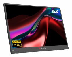 Verbatim Portable 15.6" FHD Monitor LIGHT Tragbarer Monitor Schwarz 39,6 cm [15.6"] LCD 1920 x 1080 Pixel 