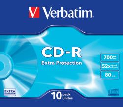 Verbatim CD-R Extra Protection 700 MB 52x 10 Stück[e] 