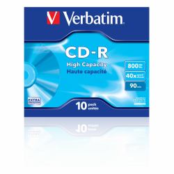 Verbatim CD-R High Capacity 800 MB 40x 10 Stück[e] 