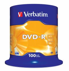 Verbatim DVD-R Matt Silver 4,7 GB 100 Stück[e] 