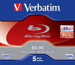 Verbatim 43615 Leere Blu-Ray Disc BD-RE 25 GB 5 Stück[e] 