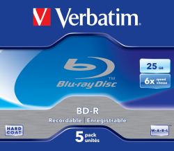 Verbatim 43715 Leere Blu-Ray Disc BD-R 25 GB 5 Stück[e] 