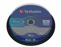 Verbatim BD-R SL 25GB 6 x 10 Pack Spindle 10 Stück[e] 
