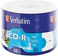Verbatim 50x CD-R 700 MB 52x 50 Stück[e] 