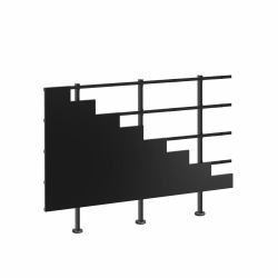 Vogel's FMLED 8x8 dvLED-Bodenhalterung für 27"-Schränke in 8x8-Konfiguration 