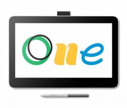 Wacom One 13 touch Grafiktablett Weiß 2540 lpi 294 x 165 mm USB 