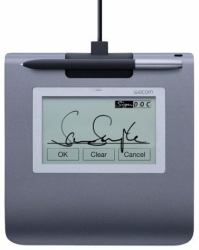 Wacom STU-430 Signature pad Grafiktablett Schwarz, Grau 2540 lpi 96 x 60 mm USB 