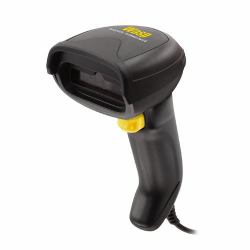 Wasp WDI9600 Tragbares Barcodelesegerät 1D/2D LED Schwarz, Gelb 