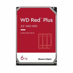 Western Digital Red Plus Interne Festplatte 6 TB 5400 RPM 256 MB 3.5" Serial ATA III 