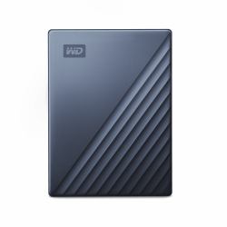 Western Digital My Passport Ultra Externe Festplatte 5 TB USB Typ-C 3.2 Gen 1 [3.1 Gen 1] Blau 