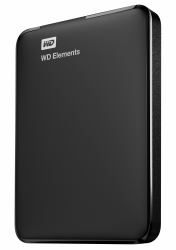 Western Digital Elements Portable Externe Festplatte 2 TB 5400 RPM 2.5" Micro-USB B 3.2 Gen 2 [3.1 Gen 2] Schwarz 