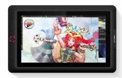 XPPen ARTIST 15.6 PRO Grafiktablett Schwarz, Rot 5080 lpi 344,16 x 193,59 mm USB 